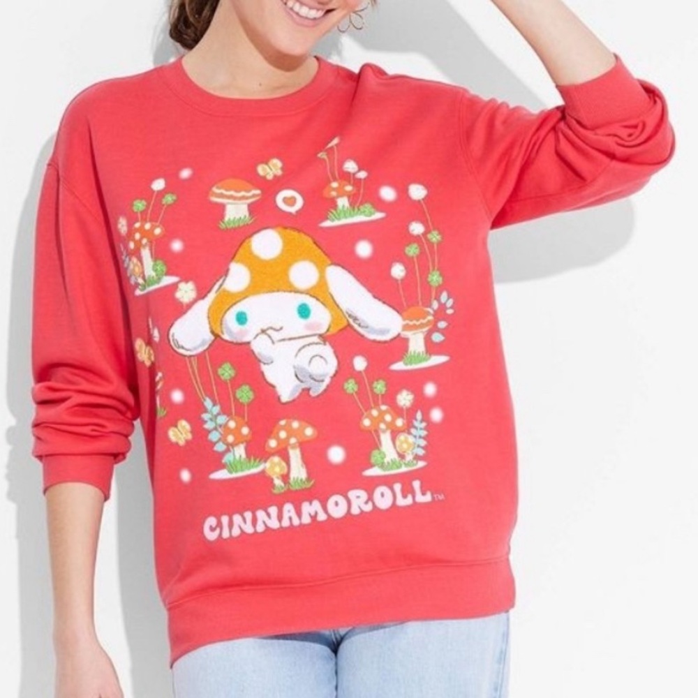 Hello Kitty Cinnamoroll crewneck sweatshirt